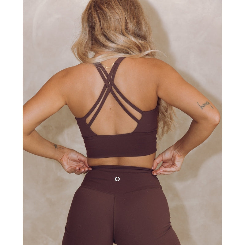 Astoria LUXE BALANCE Sports Crop - Espresso