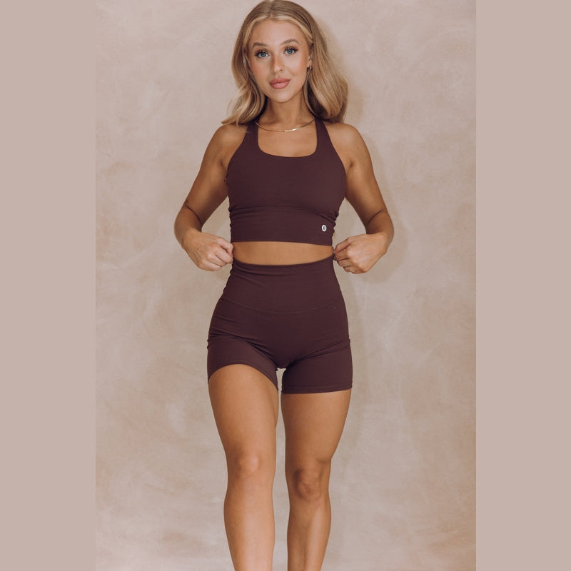 Astoria LUXE BALANCE Sports Crop - Espresso