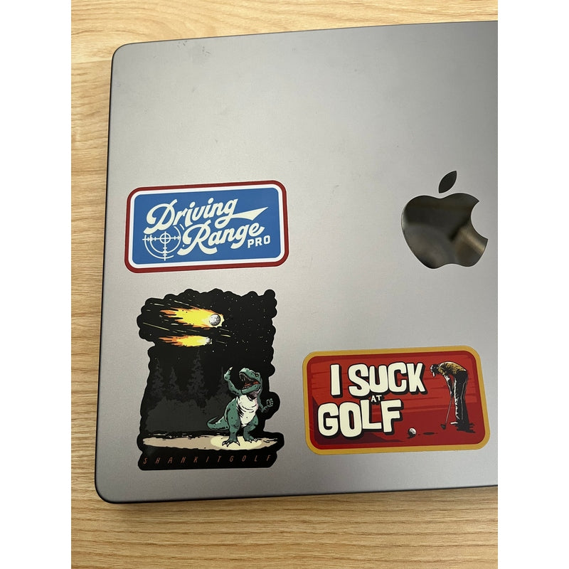 Shank it Golf Shankasaurus Sticker Pack