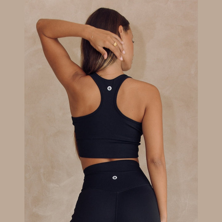 Astoria LIVE LUXE Front Crossed Crop - Black