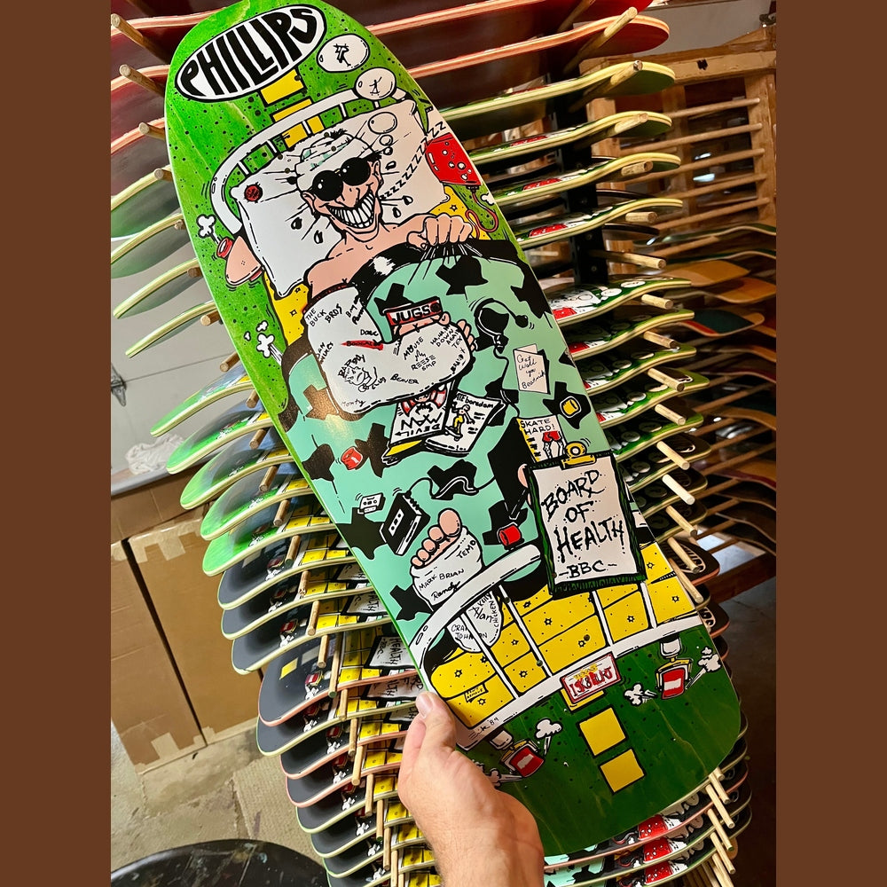 Jeff Phillips Limited Edition Skateboard Deck - Hand-Painted