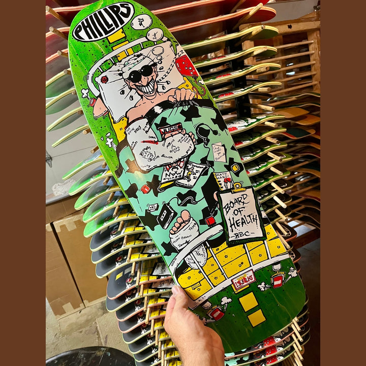 Jeff Phillips Limited Edition Skateboard Deck - Hand-Painted