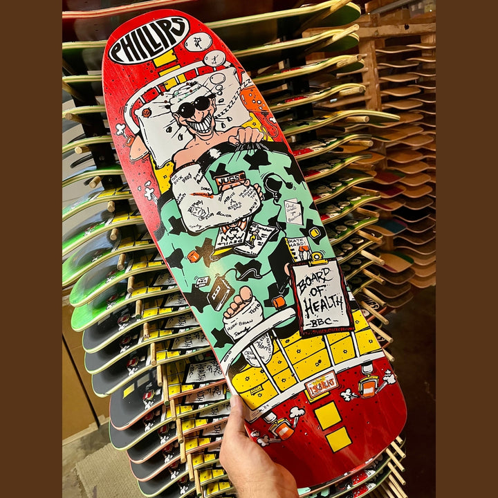 Jeff Phillips Limited Edition Skateboard Deck - Hand-Painted