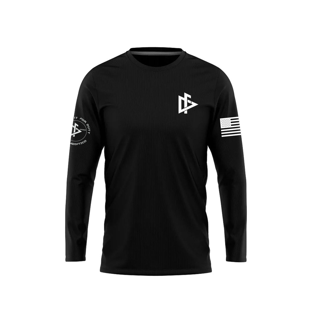 DeemedFit Long Sleeve Dry Fit Shirt - Coal