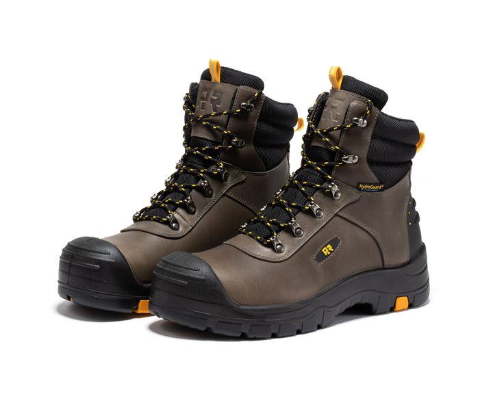 ROCKROOSTER Woodland Rust 6 inch Waterproof Composite Toe Leather Work Boots AK665