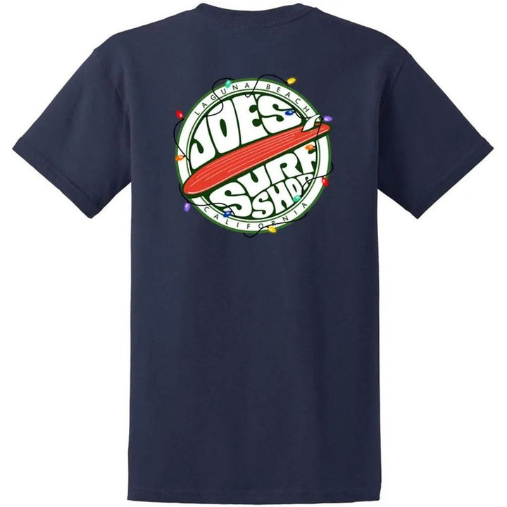 Joe's Surf Shop Christmas Fins Up Heavyweight Cotton Tee