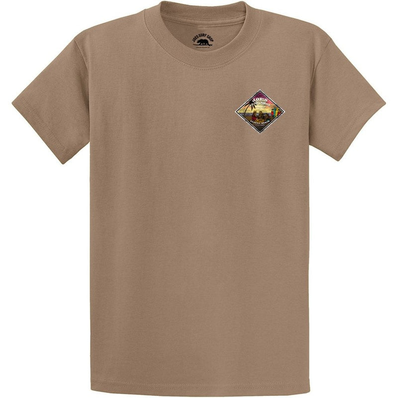 Joe's Surf Shop 3 Bears On A Beach Heavyweight Cotton Tee