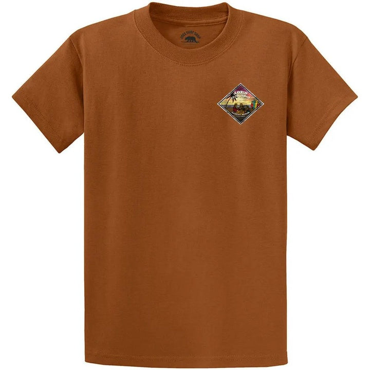 Joe's Surf Shop 3 Bears On A Beach Heavyweight Cotton Tee