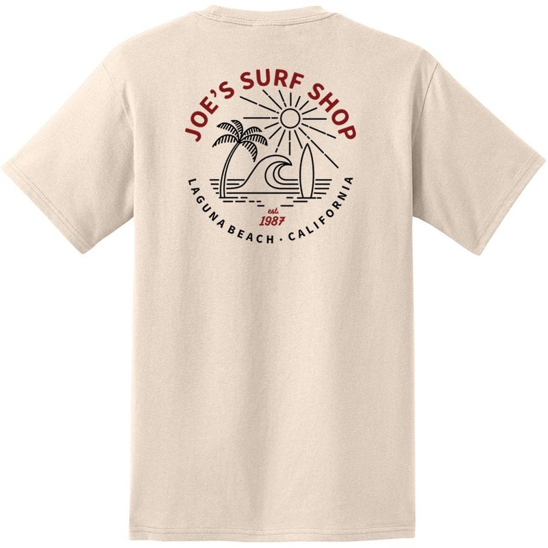 Joe's Surf Shop Beach Life Heavyweight Pocket Tee