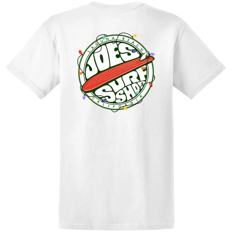 Joe's Surf Shop Christmas Fins Up Heavyweight Cotton Tee