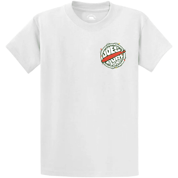 Joe's Surf Shop Christmas Fins Up Heavyweight Cotton Tee