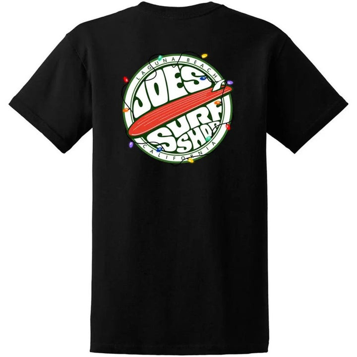 Joe's Surf Shop Christmas Fins Up Heavyweight Cotton Tee