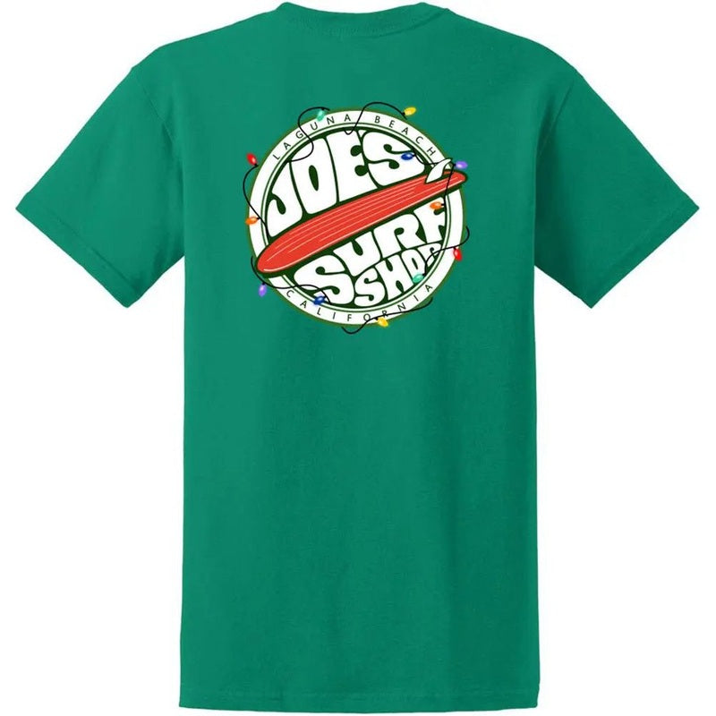 Joe's Surf Shop Christmas Fins Up Heavyweight Cotton Tee