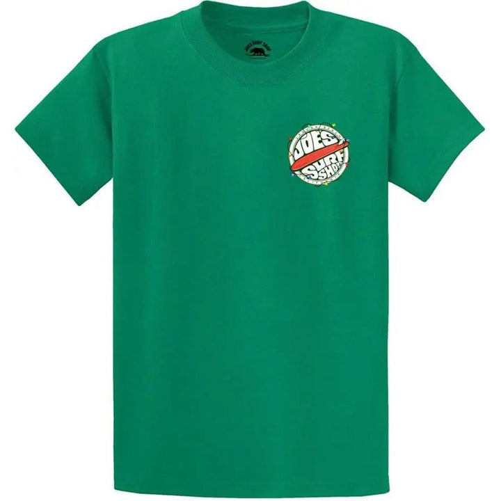 Joe's Surf Shop Christmas Fins Up Heavyweight Cotton Tee