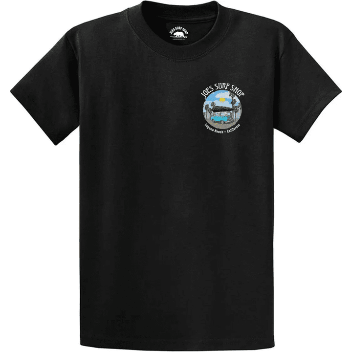 Joe's Surf Shop Christmas Surf Bus Heavyweight Cotton Tee