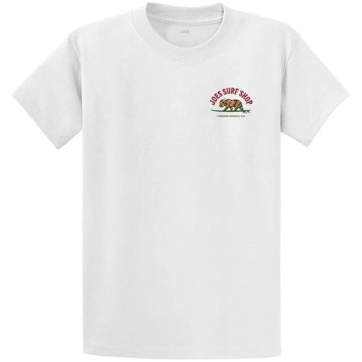 Joe's Surf Shop Christmas Surfing Bear Heavyweight Tee