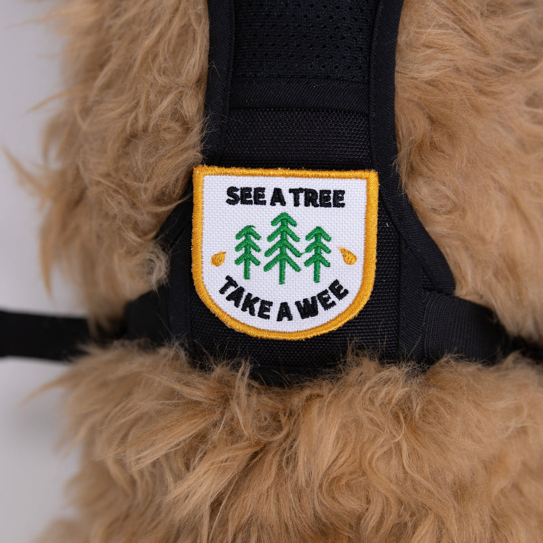 K9 Sport Sack See A Tree Take a Wee Arch Patch