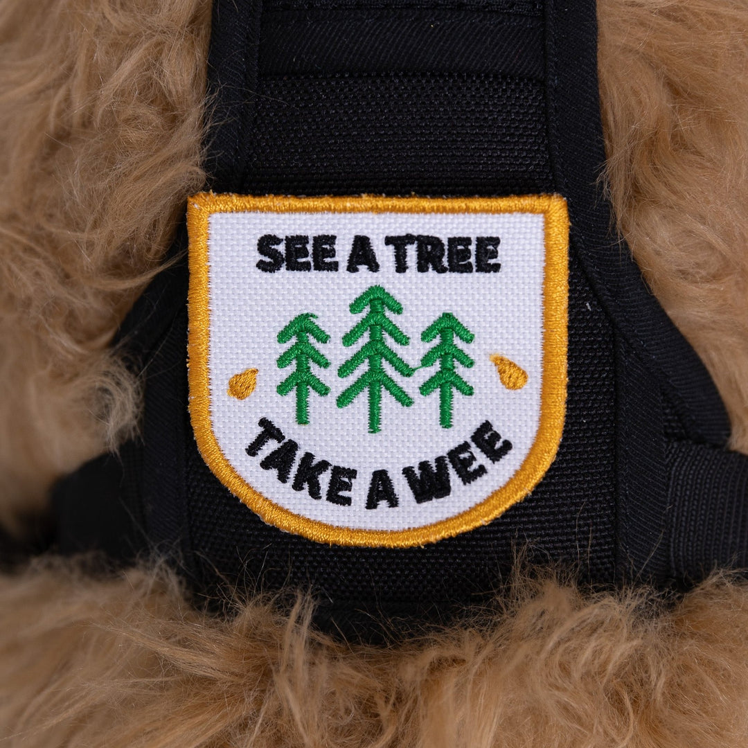 K9 Sport Sack See A Tree Take a Wee Arch Patch