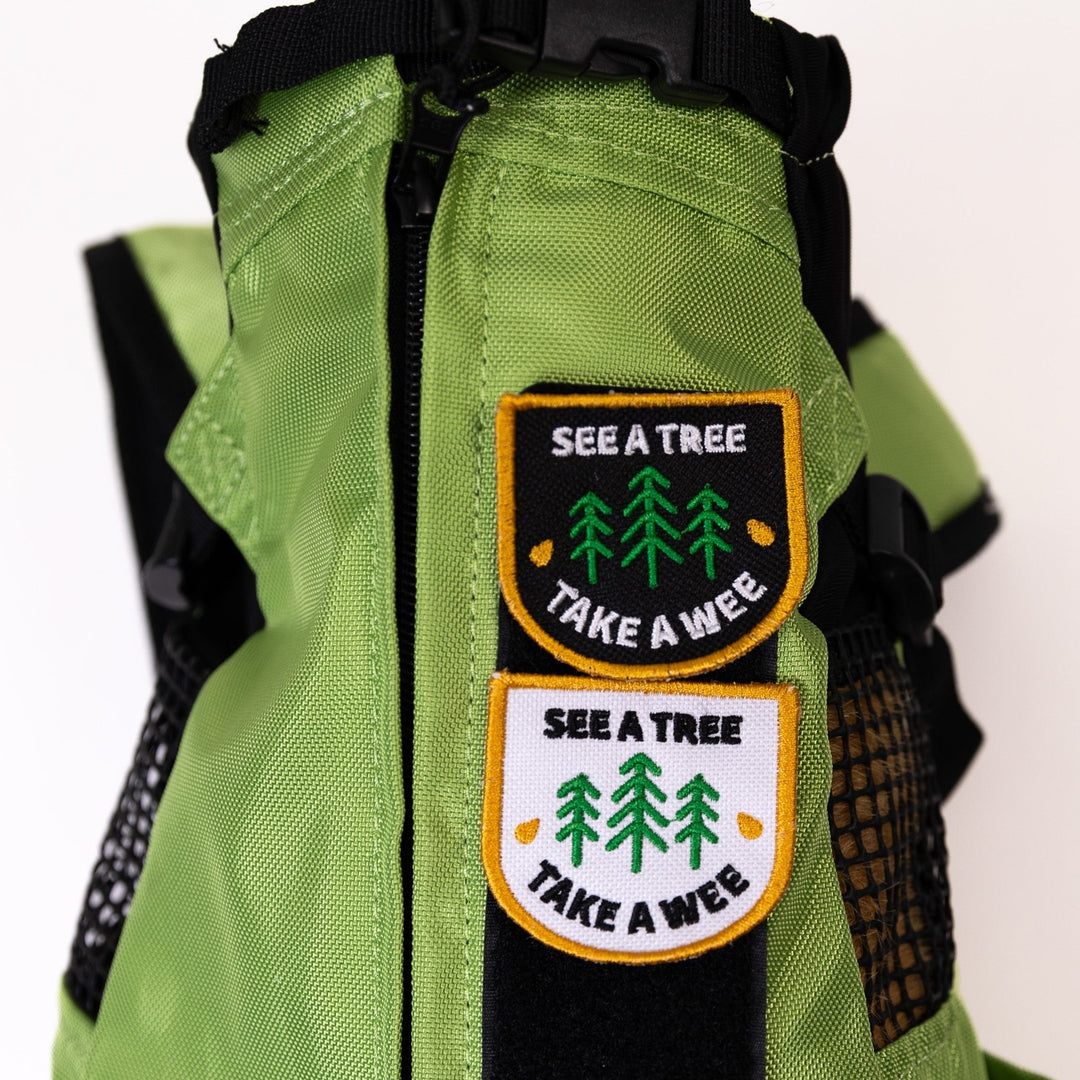 K9 Sport Sack See A Tree Take a Wee Arch Patch