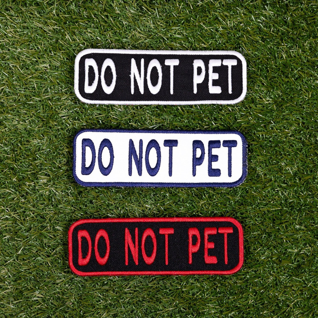 K9 Sport Sack Do Not Pet 2x6 Patch