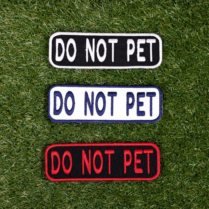 K9 Sport Sack Do Not Pet 2x6 Patch