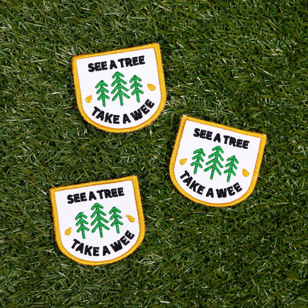 K9 Sport Sack See A Tree Take a Wee Arch Patch