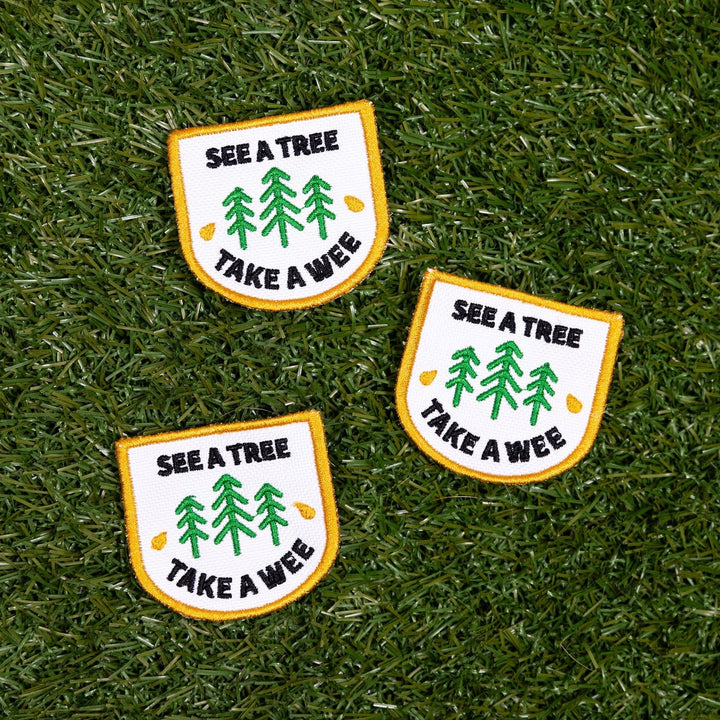 K9 Sport Sack See A Tree Take a Wee Arch Patch