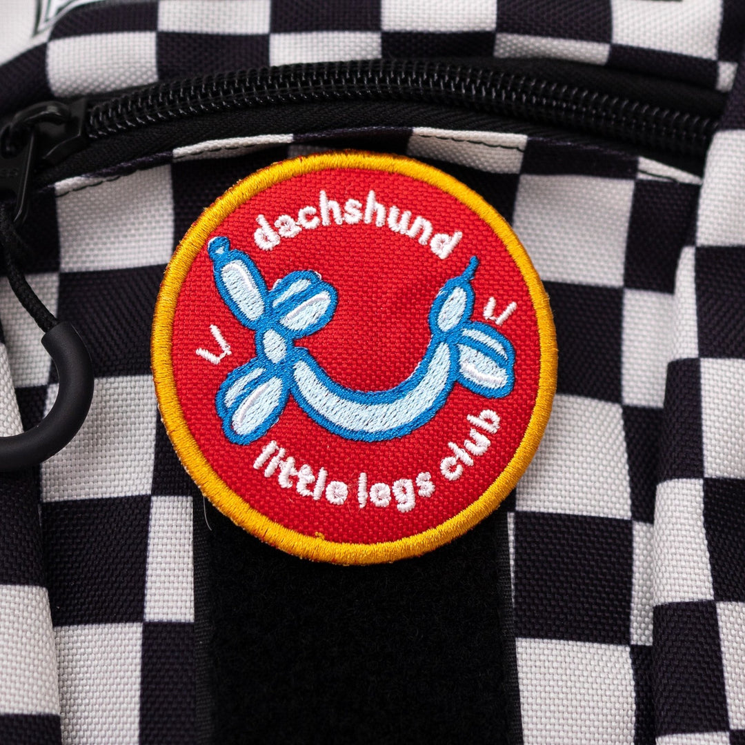 K9 Sport Sack Dachshund Little Legs Club Patch