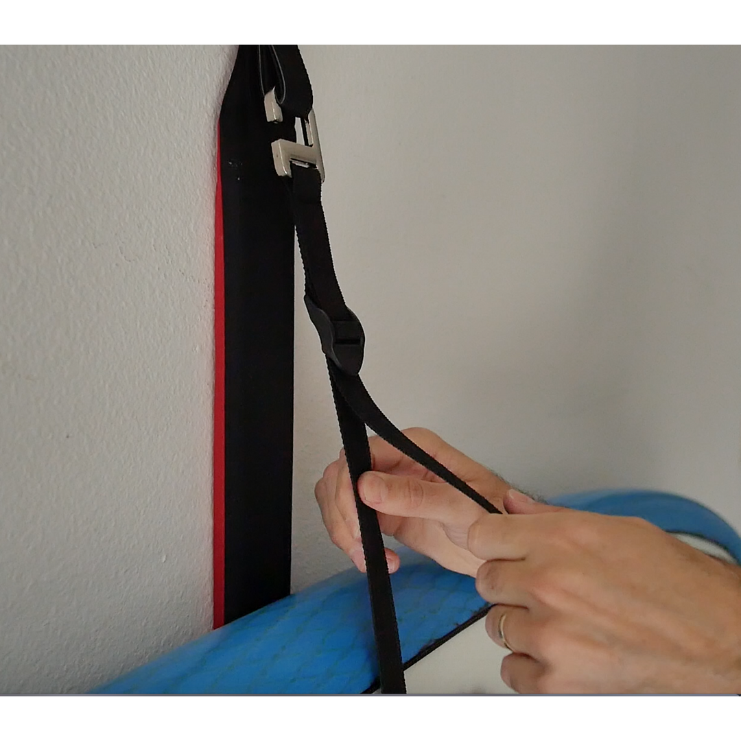 COR Surf Kayak or Paddleboard Wall Storage Sling | Adjustable Wall Mount