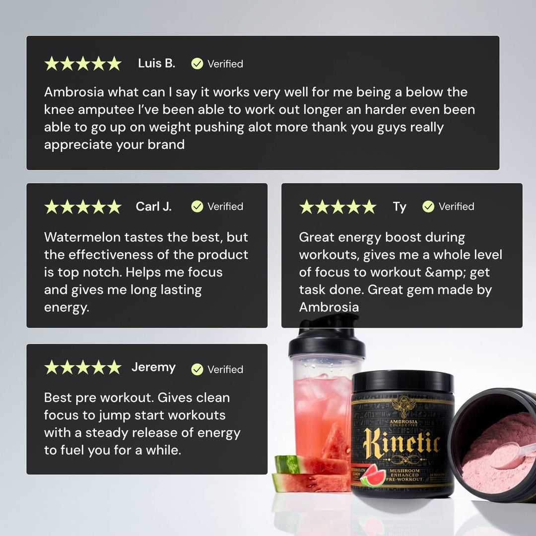 Kinetic™ - Mushroom Enhanced Pre-Workout Supplement
