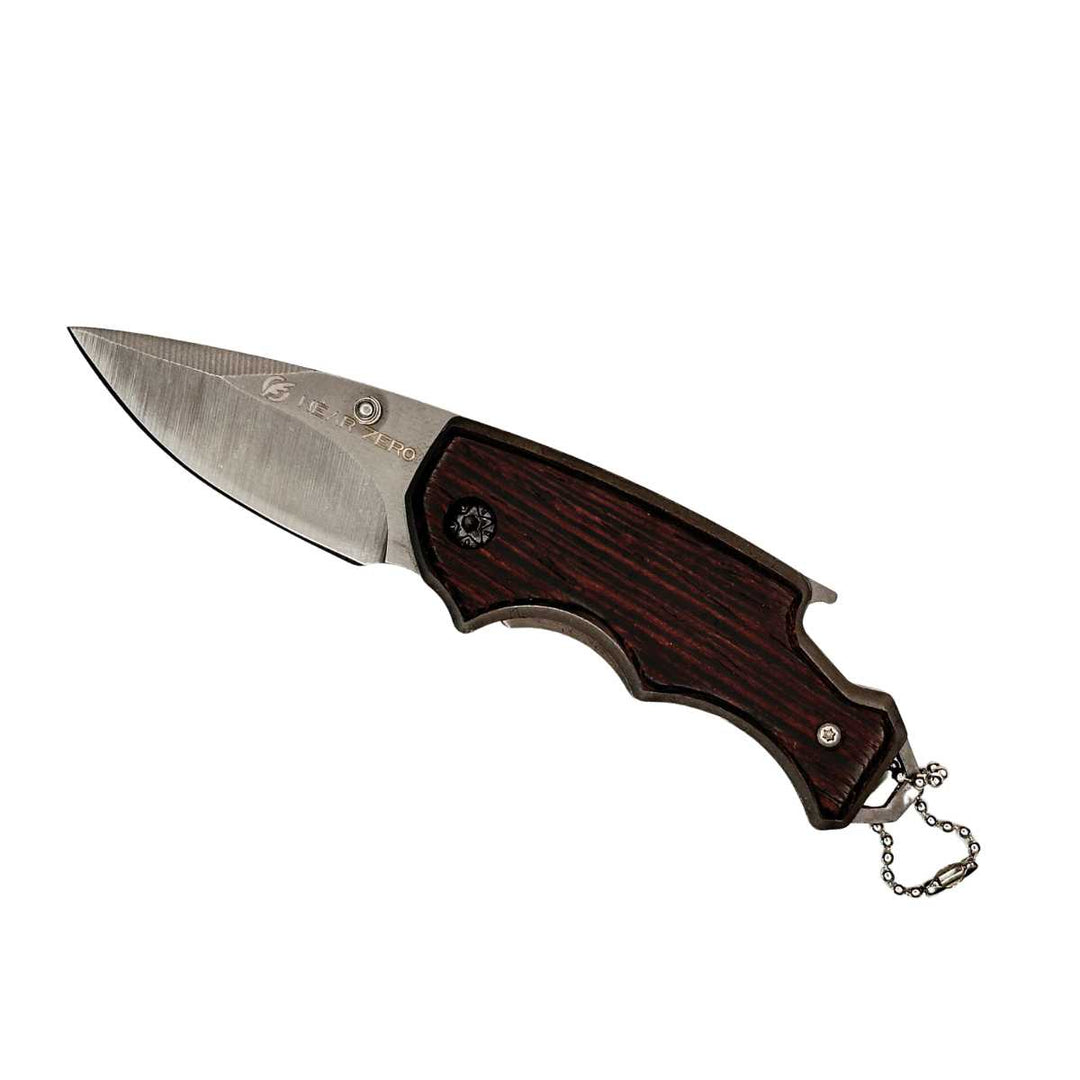 Near Zero Outdoor Gear Pocket Knife - Wooden Warrior