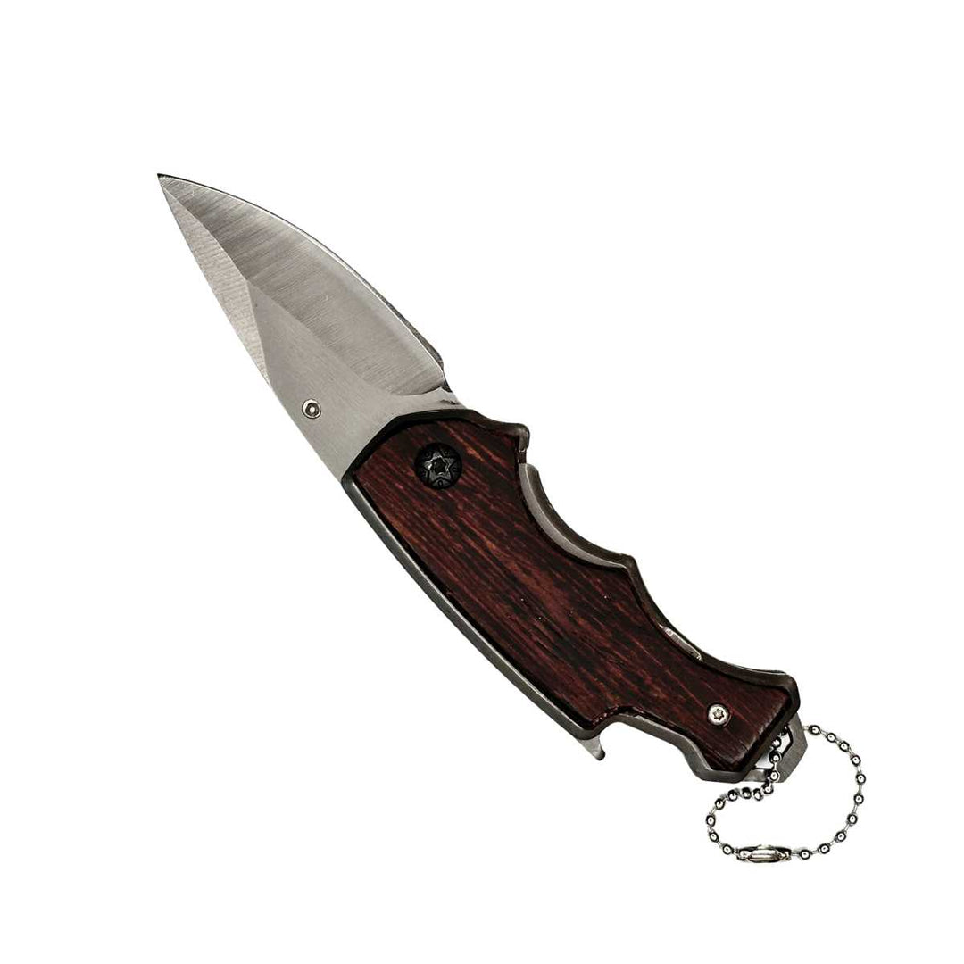 Near Zero Outdoor Gear Pocket Knife - Wooden Warrior