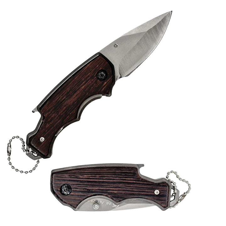 Near Zero Outdoor Gear Pocket Knife - Wooden Warrior