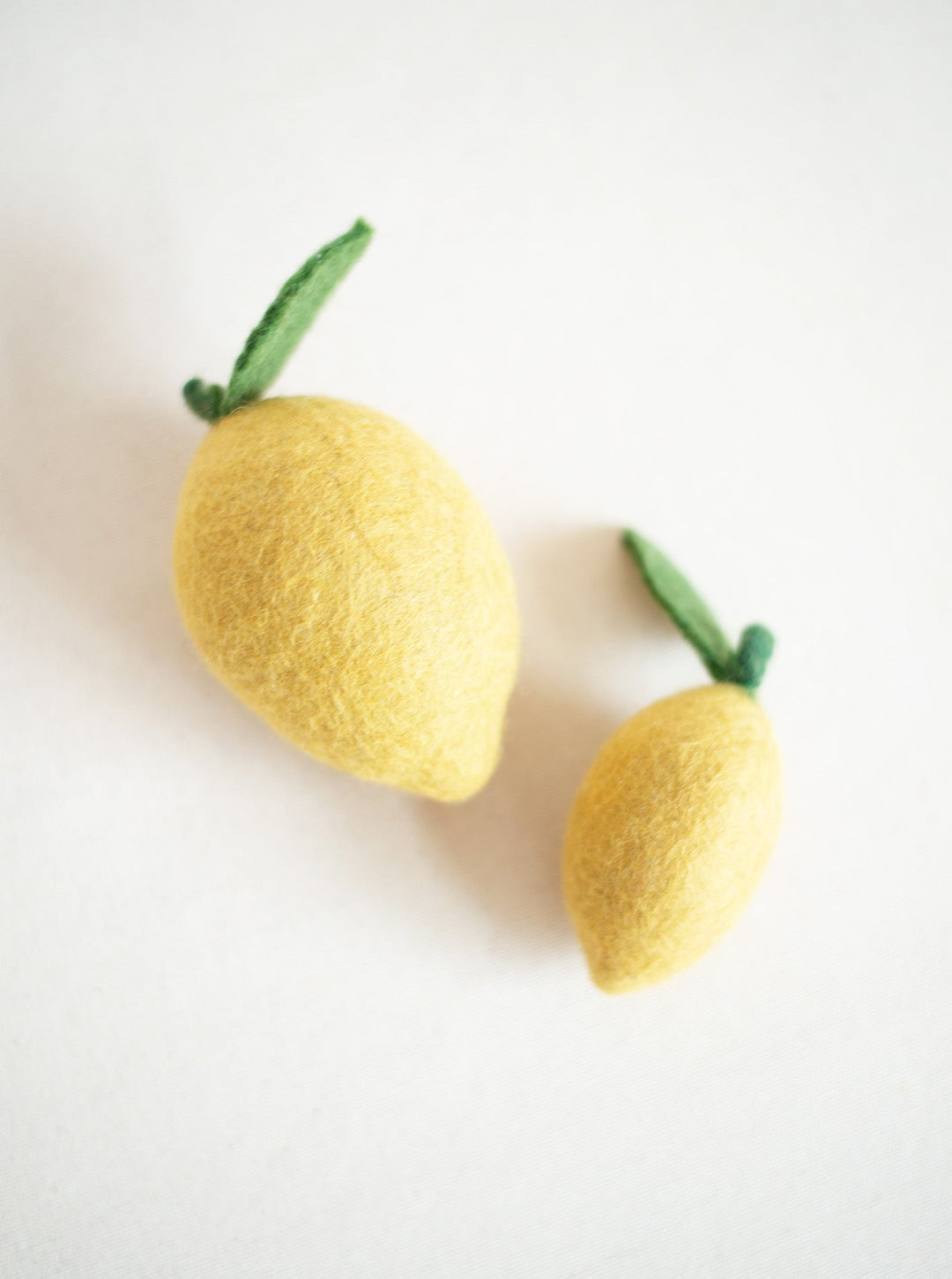 Wool Dog and Cat Toy - Lemon Shape Set of 2