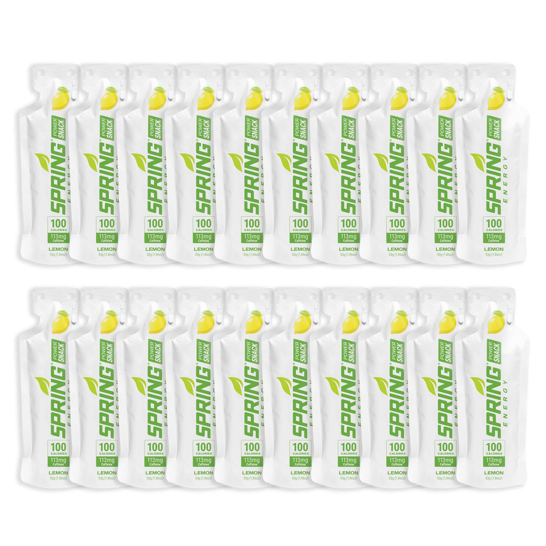 myspringenergy Lemon Power Snack with 113 mg of Caffeine 100 Kcal
