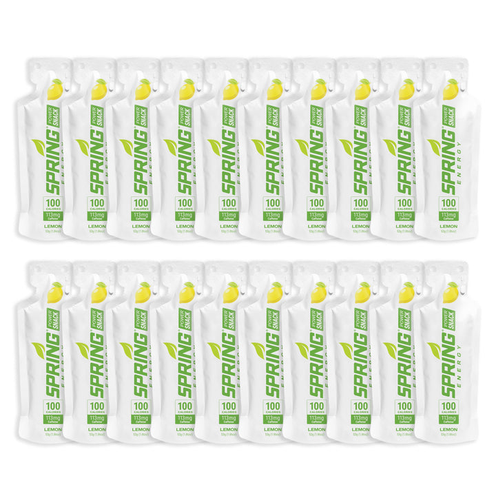 myspringenergy Lemon Power Snack with 113 mg of Caffeine 100 Kcal