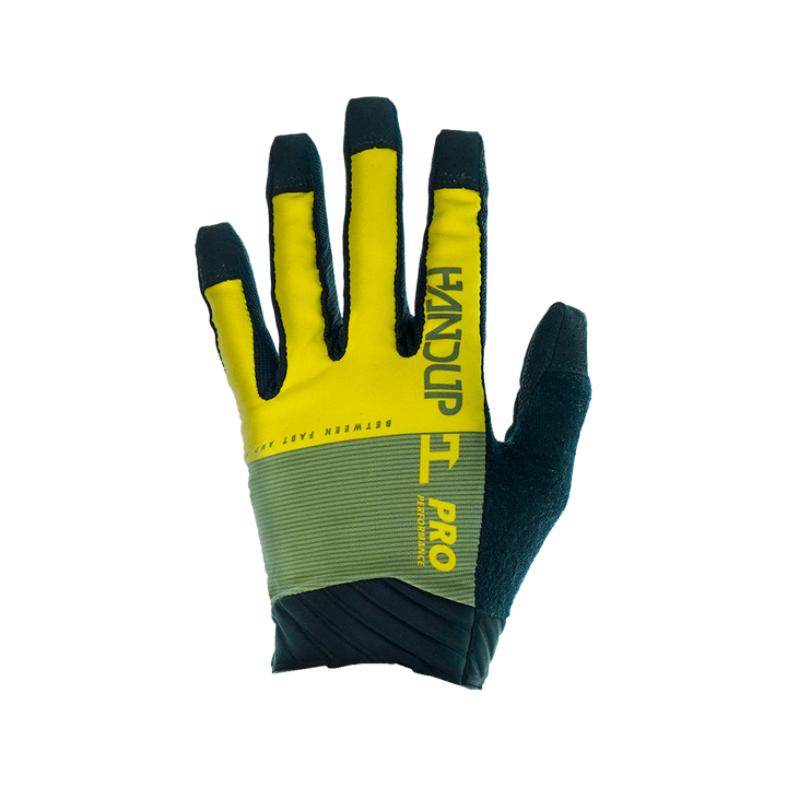 Handup Pro Performance Glove - Olive/ Hi Viz Yellow