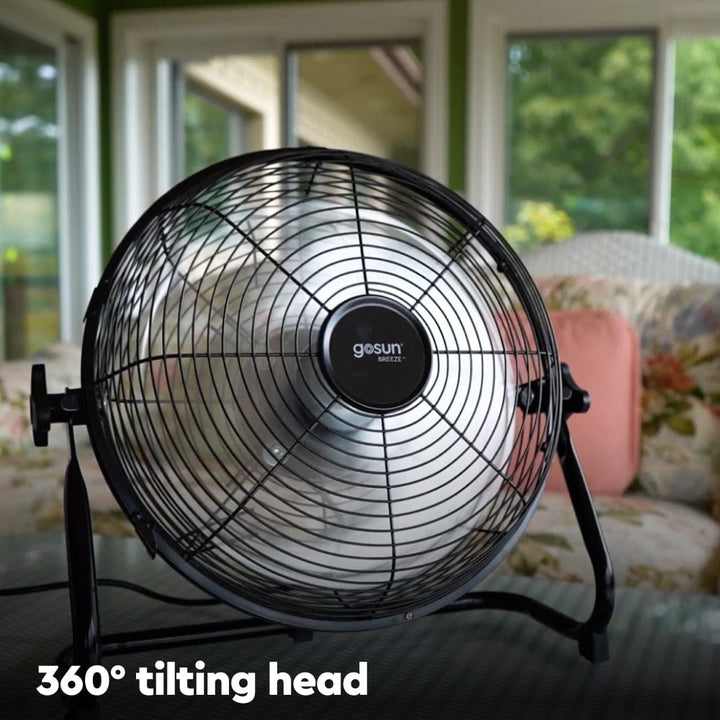 Breeze Pro Portable Solar Fan with Adjustable Output
