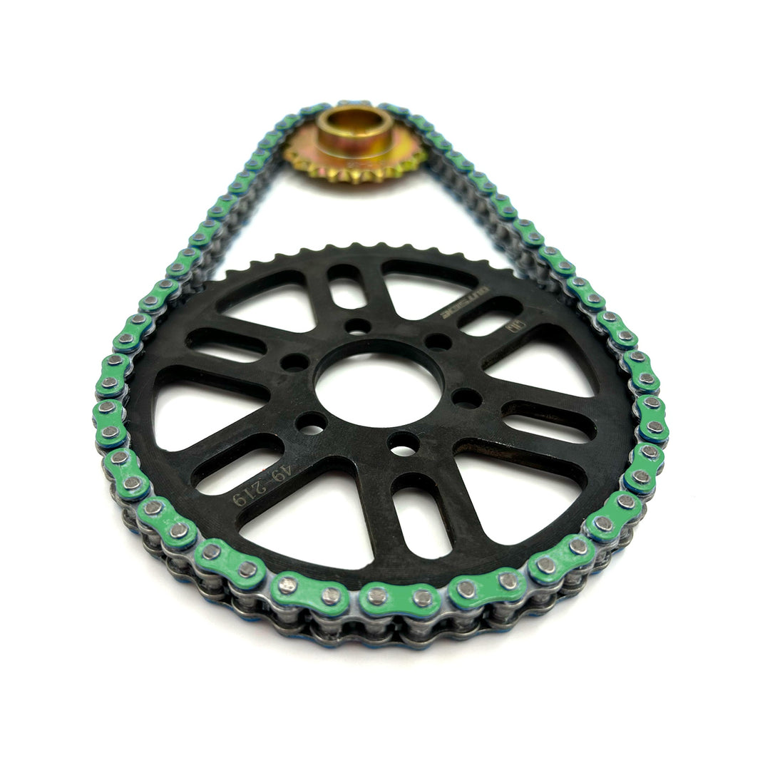 219 RK Sealed O-Ring Chain Primary Belt to Chain Conversion Kit | Surron Light Bee