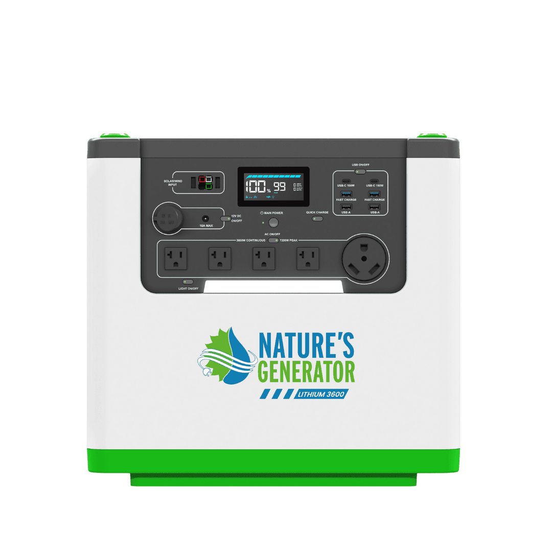 Nature's Generator Lithium 3600 Power Station