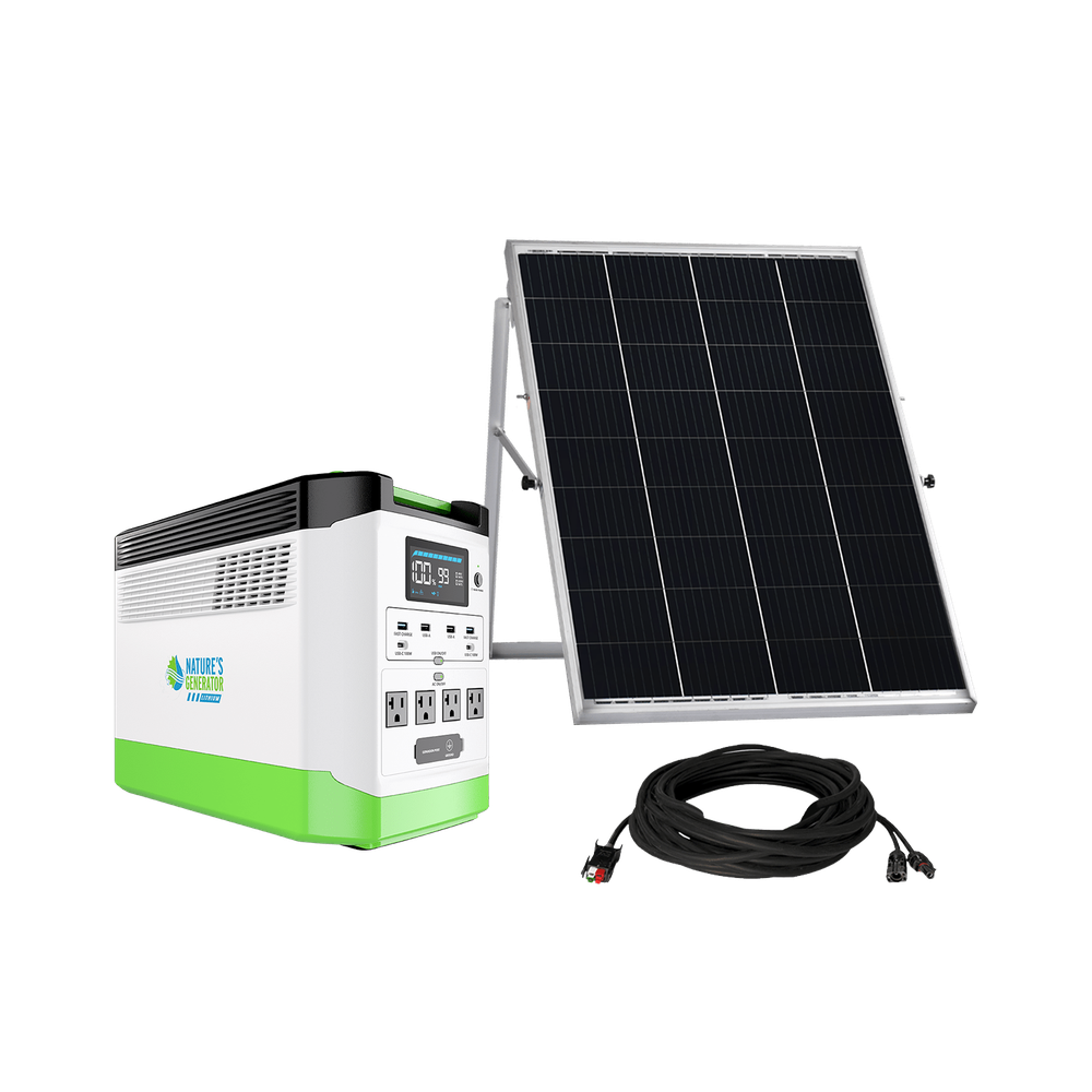 Nature's Generator Lithium Solar Generator Bundle