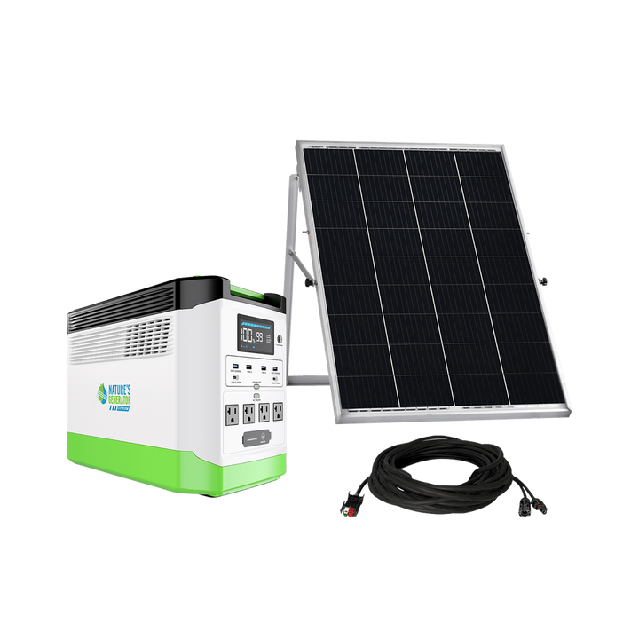 Nature's Generator Lithium Solar Generator Bundle