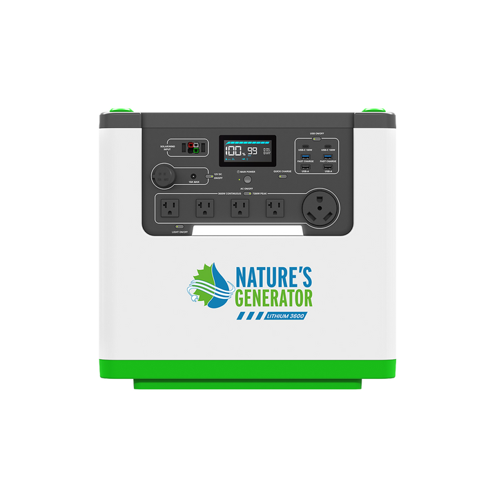 Nature's Generator Lithium 3600 Power Station