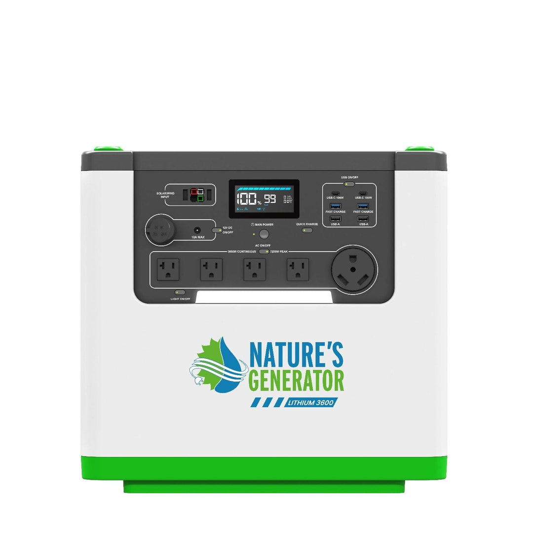 Nature's Generator Lithium 3600 Power Station