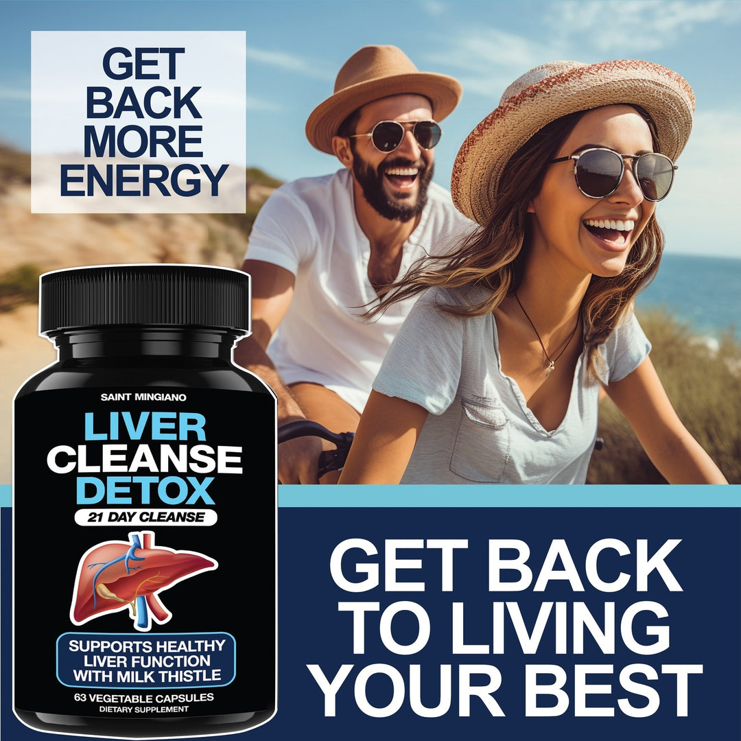 Liver Cleanse Detox & Repair - 21 Day Cleanse - Natural Liver Support Supplement with Milk Thistle