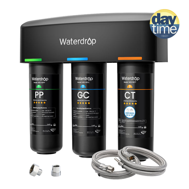 3-stage Under Sink Water Filtration System Waterdrop TSA
