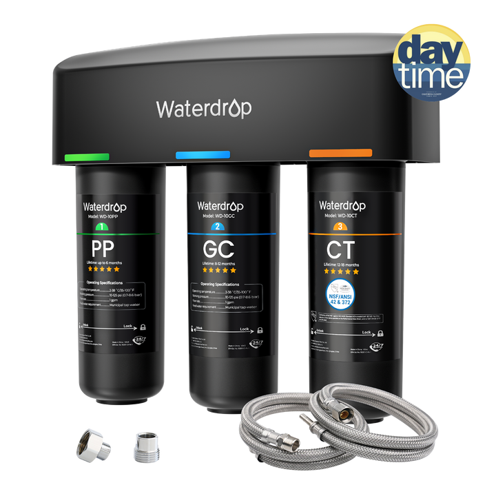 3-stage Under Sink Water Filtration System Waterdrop TSA