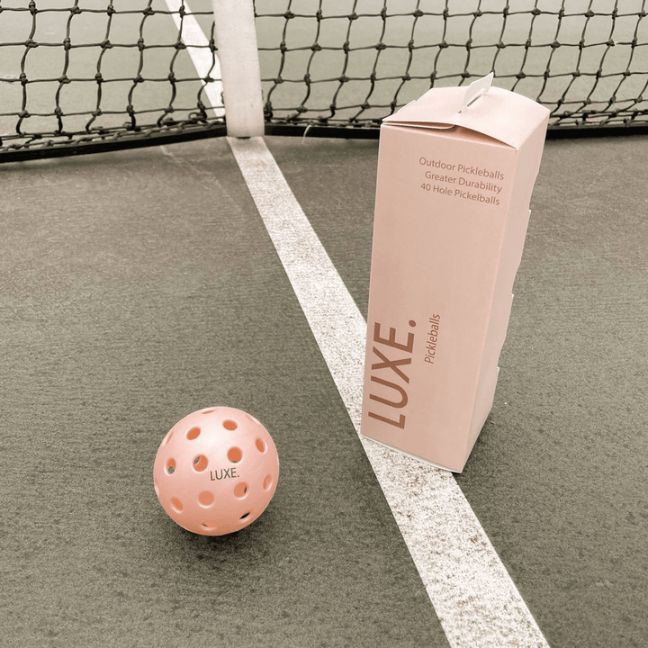 LUXE Pink Pickleballs - Pack of 3