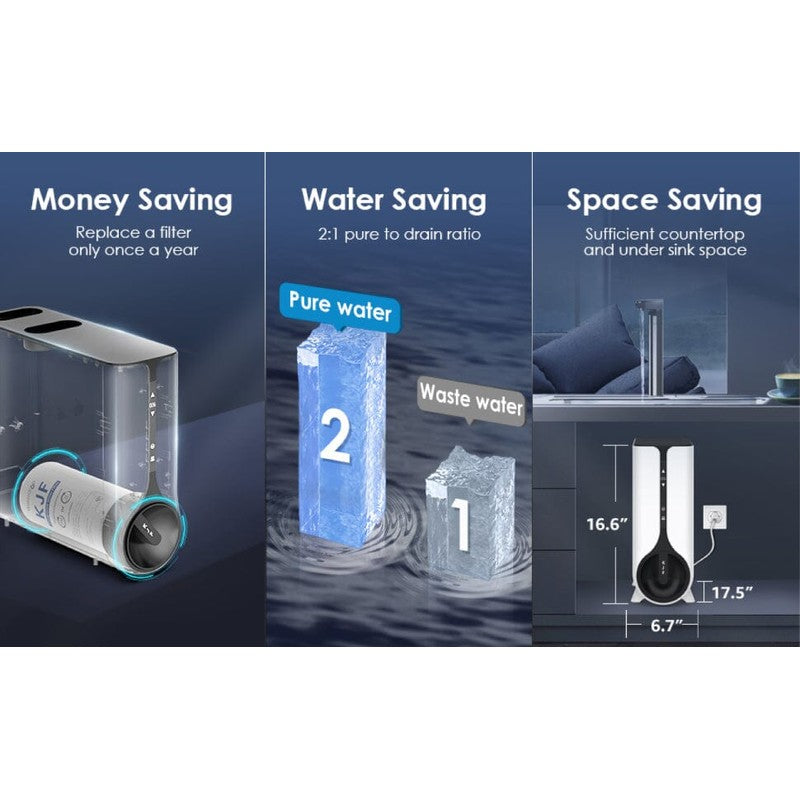 Waterdrop Instant Hot Water Dispenser, Reverse Osmosis System, K6