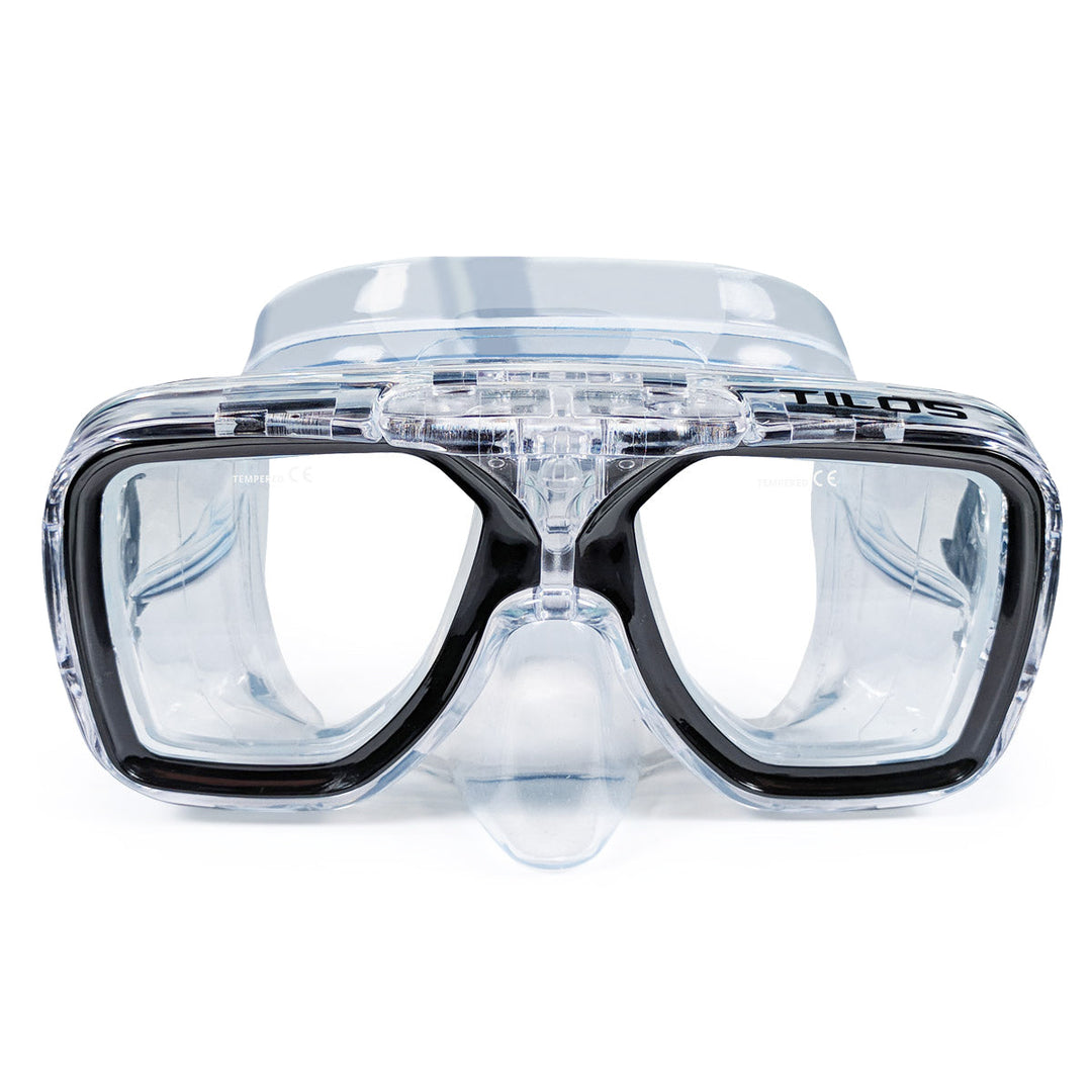 Universal Plus Dive Mask with Prescription Lenses for Diving